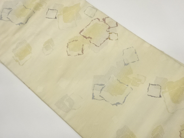 JAPANESE NAGOYA OBI / WOVEN SHIKISHI PATTERN